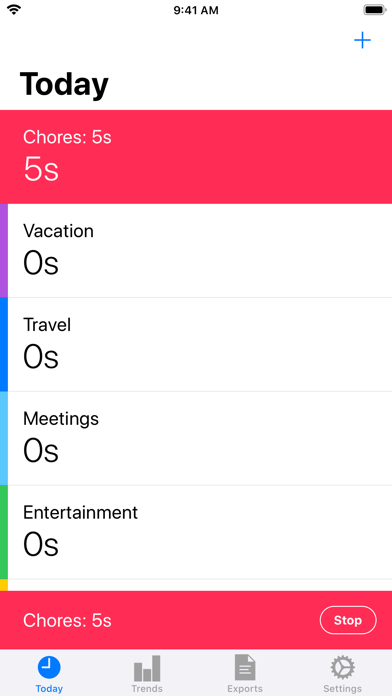 Timesheet! iPhone screenshot 1