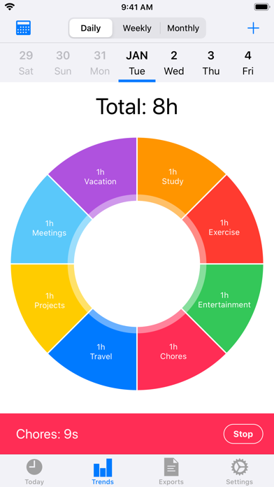 Timesheet! iPhone screenshot 2
