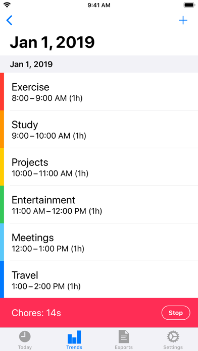 Timesheet! iPhone screenshot 3