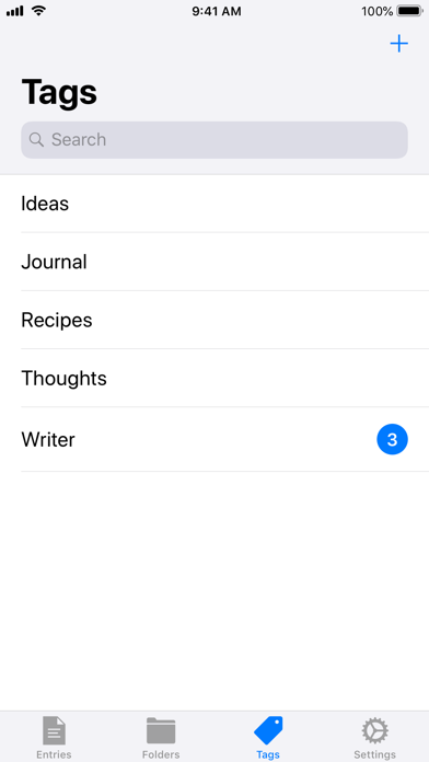 Writer! iPhone screenshot 3